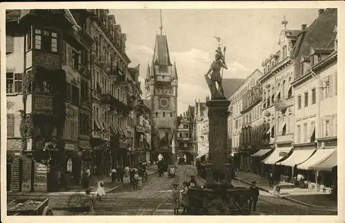 Freiburg Breisgau Kaiserstrasse Kat. Freiburg im Breisgau