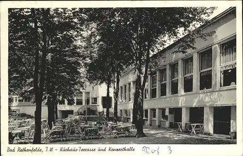 Bad Rothenfelde Kurhaus-Terrasse Kat. Bad Rothenfelde