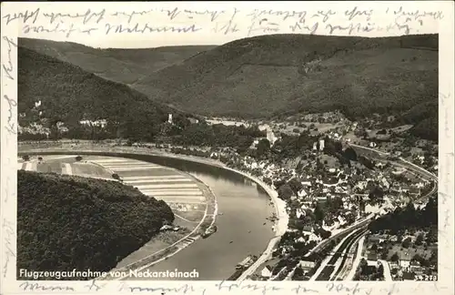 Neckarsteinach Flugbild Kat. Neckarsteinach