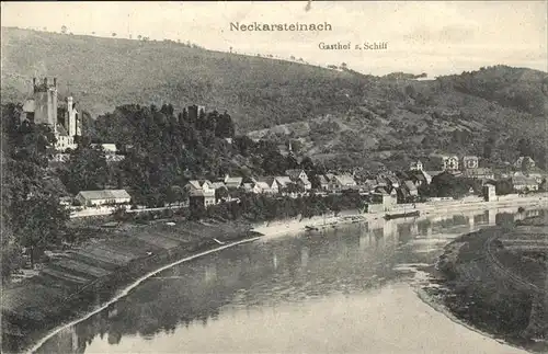 Neckarsteinach Gasthof Schiff Kat. Neckarsteinach