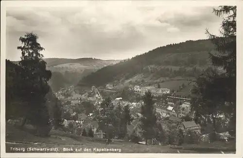 Triberg Schwarzwald Kapellenberg Kat. Triberg im Schwarzwald