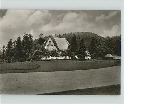 Freiburg Breisgau Horben Hotel Luisenhoehe Kat. Freiburg im Breisgau