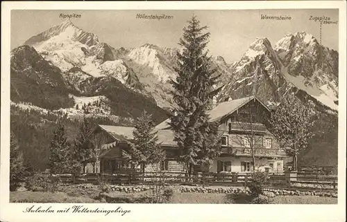 Garmisch-Partenkirchen Aulealm Wttersteingebirge / Garmisch-Partenkirchen /Garmisch-Partenkirchen LKR