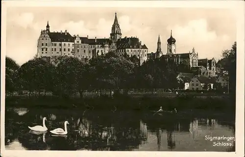 Sigmaringen Schloss Schwan Kat. Sigmaringen