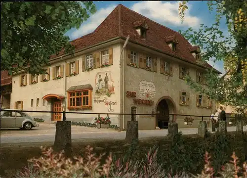 Kandern Gasthaus Weserei Kat. Kandern