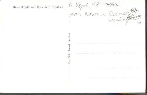 Kandern Haesslerkoepfle Kat. Kandern