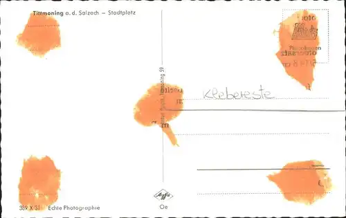 Tittmoning Stadtplatz Kat. Tittmoning