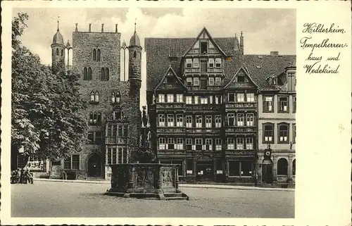 Hildesheim Tempelherrenhaus Wedeking Brunnen / Hildesheim /Hildesheim LKR