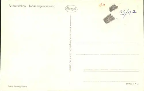 Aschersleben Johannispromenade / Aschersleben /Salzlandkreis LKR