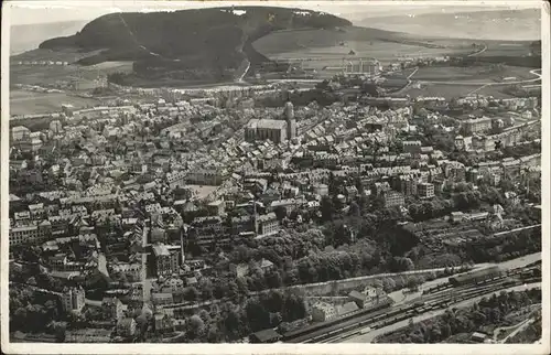 Annaberg-Buchholz Erzgebirge Poehlberg, Flugaufnahme / Annaberg /Erzgebirgskreis LKR