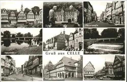 Celle Niedersachsen Schloss Rathaus Stechbahn Mauernstrasse / Celle /Celle LKR