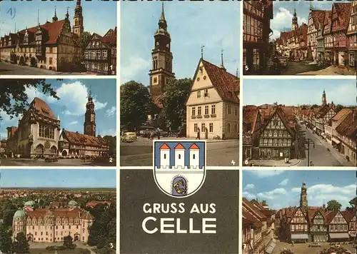 Celle Niedersachsen Rathaus Schloss Stechbahn Stadtkirche / Celle /Celle LKR