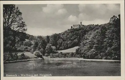 Eisenach Thueringen Wartburg Hainteich Kat. Eisenach