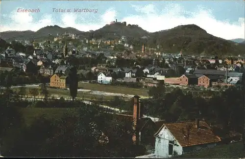 Eisenach Thueringen Total Wartburg Kat. Eisenach