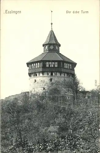 Esslingen Neckar Dicker Turm Kat. Esslingen am Neckar