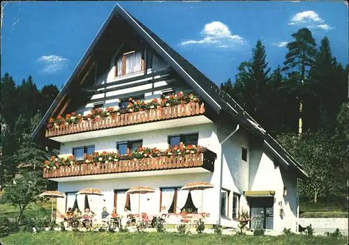 wz38389 Forbach Baden Hundsbach Haus Biberkessel Cafe Pension Kategorie. Forbach Alte Ansichtskarten