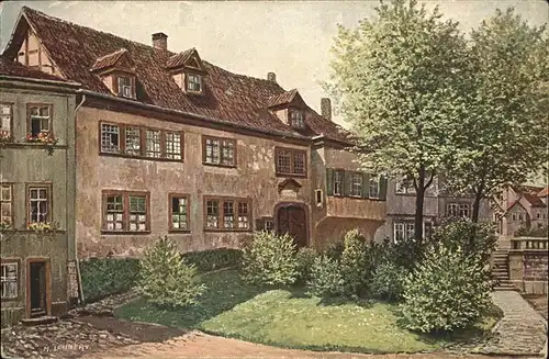 Eisenach Thueringen Bachhaus Gemaelde M. Lehnert Kat. Eisenach