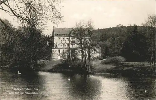 Friedrichroda Schloss Reinhardsbrunn Kat. Friedrichroda