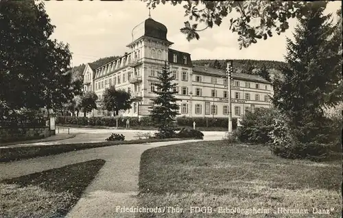 Friedrichroda Erholungsheim Hermann Danz Kat. Friedrichroda