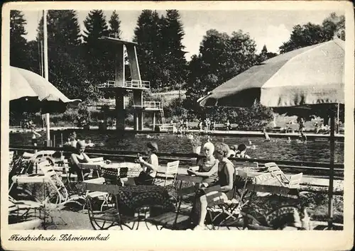 Friedrichroda Schwimmbad Kat. Friedrichroda