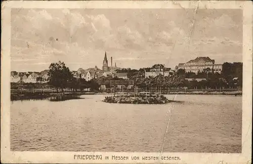 Friedberg Hessen Westen Kat. Friedberg (Hessen)