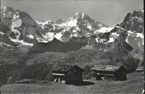 wz42584 Muerren BE Gimmelen Grosshorn Breithorn Tschingelfluehe Kategorie. Muerren Alte Ansichtskarten