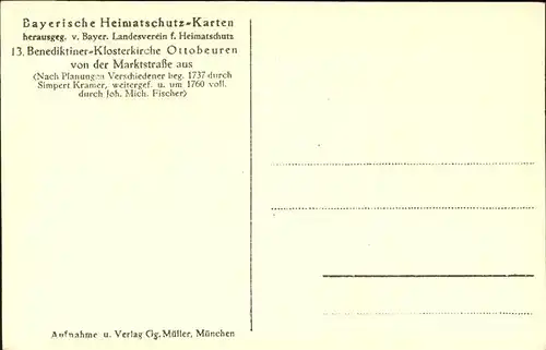 Ottobeuren 13.Benediktiner Klosterkirche Kat. Ottobeuren