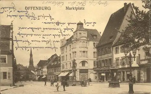 Offenburg Marktplatz Kat. Offenburg