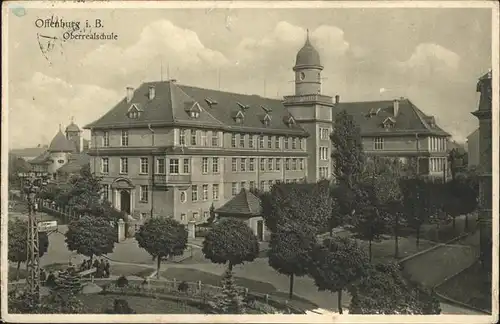 Offenburg Oberrealschule Kat. Offenburg