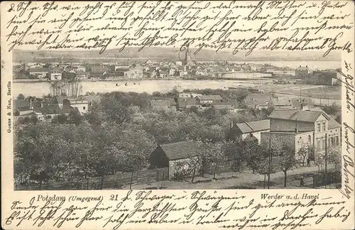 Werder Havel Panorama / Werder /Potsdam-Mittelmark LKR