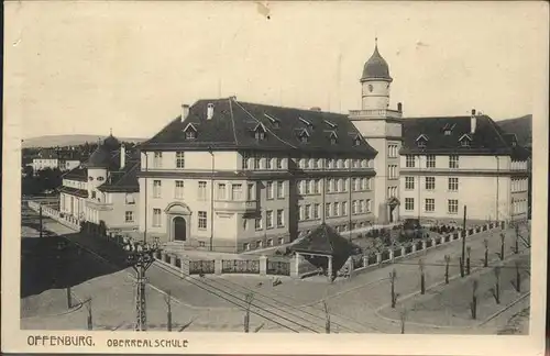 Offenburg Oberrealschule Kat. Offenburg