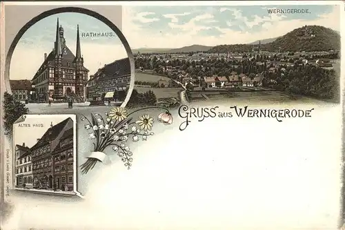 aw06727 Wernigerode Harz Rathaus
Altes Haus Kategorie. Wernigerode Alte Ansichtskarten