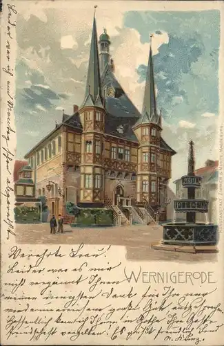 aw06733 Wernigerode Harz Kirche Kategorie. Wernigerode Alte Ansichtskarten