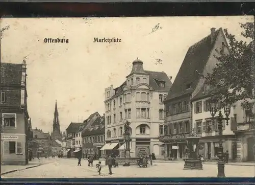 Offenburg Marktplatz Kat. Offenburg