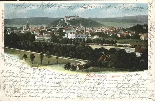 Heidenheim Brenz Teilansicht / Heidenheim an der Brenz /Heidenheim LKR