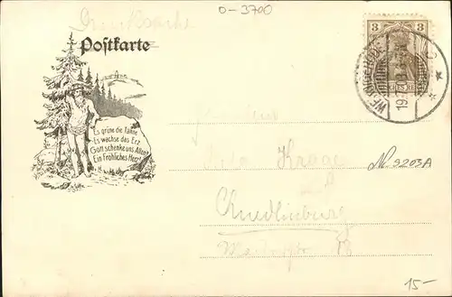 aw06842 Wernigerode Harz Schloss Kategorie. Wernigerode Alte Ansichtskarten