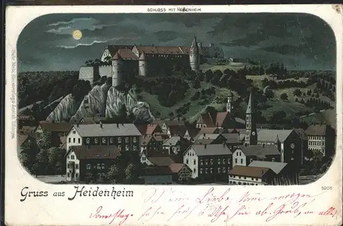 Heidenheim Brenz Schloss Hellenstein / Heidenheim an der Brenz /Heidenheim LKR