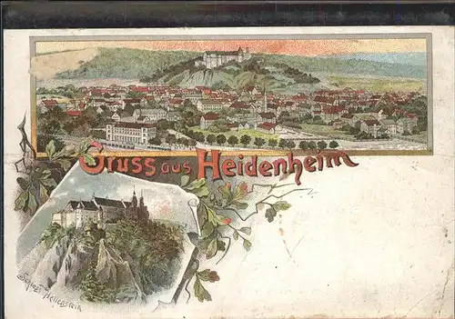 Heidenheim Brenz Teilansichten / Heidenheim an der Brenz /Heidenheim LKR