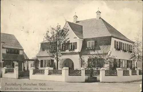 Muenchen Ausstellung Laendliches Gasthaus Kat. Muenchen