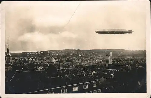 Stuttgart Luftschiff Graf Zeppelin Kat. Stuttgart