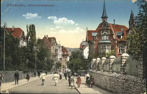 Pforzheim Schwarzwaldstrasse Kat. Pforzheim
