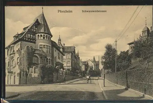 Pforzheim Schwarzwaldstrasse Kat. Pforzheim
