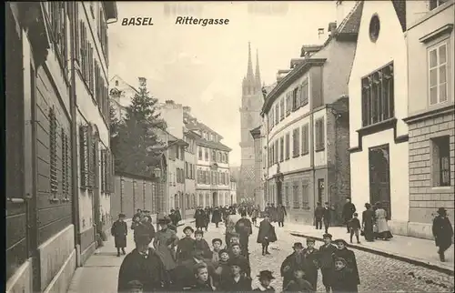 Basel BS Rittergasse Kat. Basel