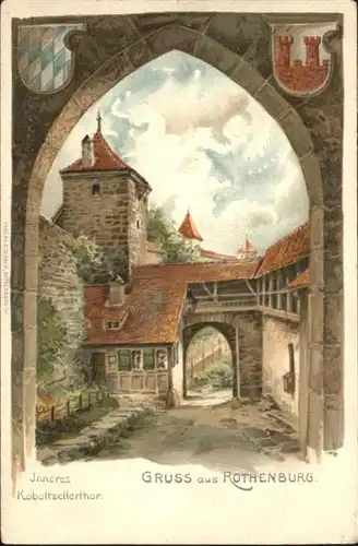 Rothenburg Koboltzellertor *