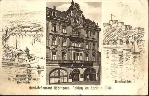 Koblenz Hotel Restaurant Hoehenhaus x