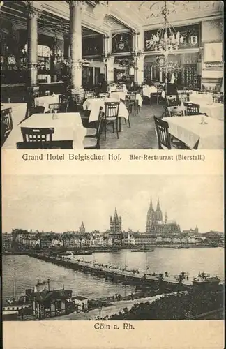 Koeln Grand Hotel Belgischer Hof Bierrestaurant *