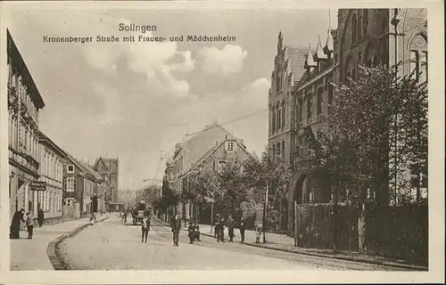 Solingen Kronenbergerstrasse Frauenheim Maedchenheim *