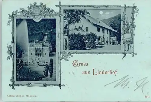 Muenchen Linderhof x 1899