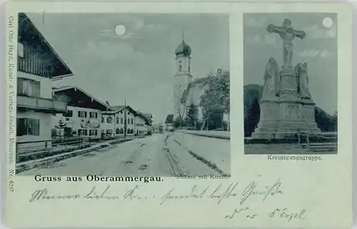 Oberammergau Kreuzigingsgruppe x 1900