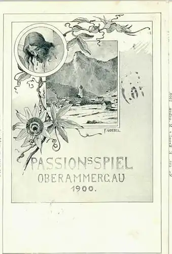 Oberammergau Passionsspiele x 1900